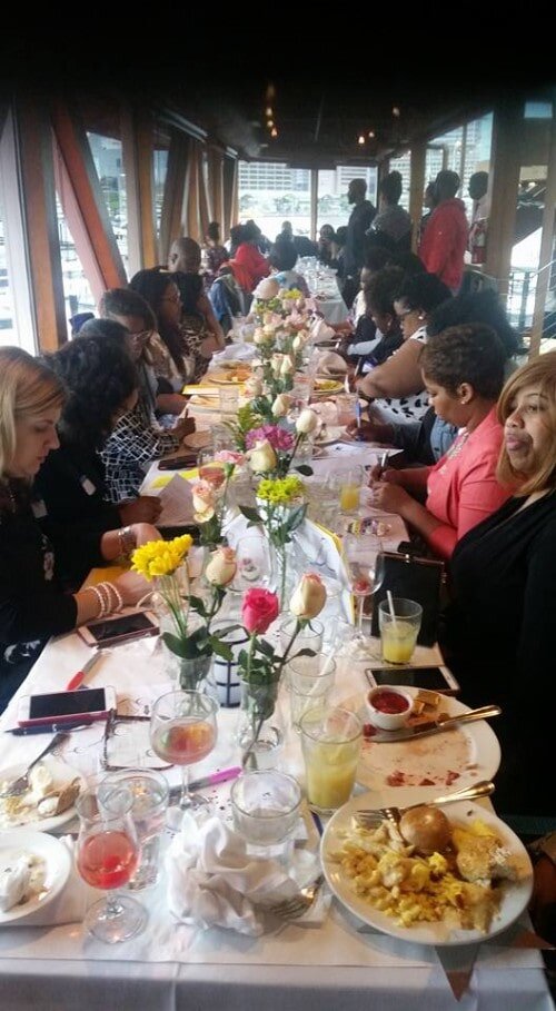 A photo from one of Latoya’s brunches.